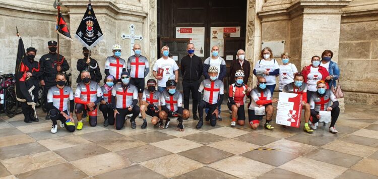 La Catedral de Valencia acoge la I Peregrinación Ciclista Corona de Aragón