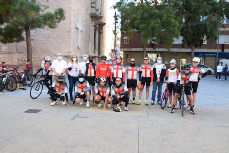 La Catedral de Valencia acoge la I Peregrinación Ciclista Corona de Aragón