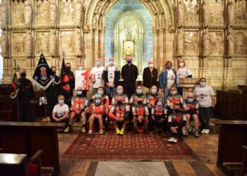 La Catedral de Valencia acoge la I Peregrinación Ciclista Corona de Aragón