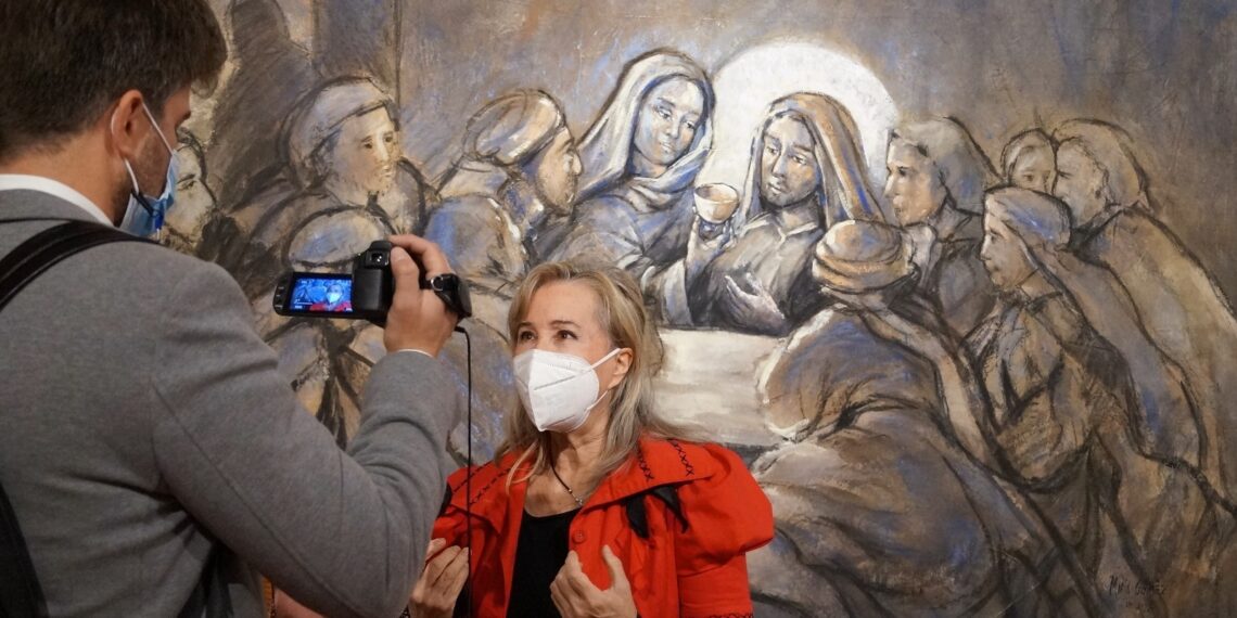 La Ciudadela de Jaca presenta la exposición de María Gómez ‘Jacetania. Ruta del Conocimiento. Camino de la Paz’