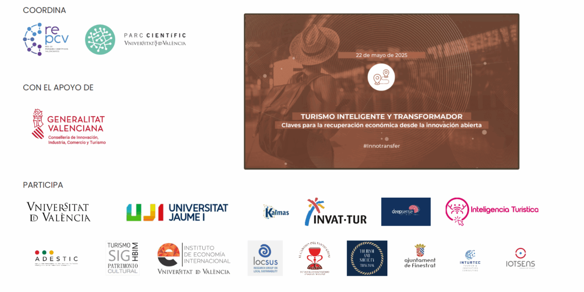 Innotransfer abordará en el Parc Científic UV el turismo inteligente y transformador como motor para la recuperación económica